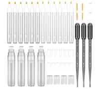 Xnuiasqe Lot de 16 Feutres de Peinture Acrylique Blancs Rechargeables, avec 6 Pointes Interchangeables et un Compte-Gouttes de 3 Ml pour les Retouches et le Bricolage.