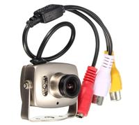 Xnuiasqe Mini Caméra 208C Objectif Grand Angle de 120 Degrés 600TVL Micro Microscope FPV PAL/NTSC Caméra de Surveillance Infrarouge de Vision Nocturne