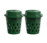 Xnuiasqe Mini Composteur à Vers 2 Pièces, Enterré, Ferme à Vers Souterraine pour Jardins et Usage Domestique, Bac de Vermicompostage.