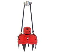 Xnuiasqe Outil pour L'Élimination Efficace de L'Herbe et L'Entretien Du Jardin - Accessoire de Désherbage à Roues de Soudage 2-En-1