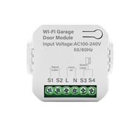 Xnuiasqe Ouvre-Porte de Garage Intelligent WiFi, Télécommande Universelle Sans, Capteur D'Ouverture de Portail, Contrôle Via Application Mobile