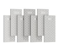 Xnuiasqe Pierres D'Affûtage en Diamant pour Couteau Extérieur de Cuisine, 7pcs Couteau Trancheur de Pierre Grain de Diamant Plaque de Tailleur de Diamant