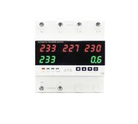 Xnuiasqe Sous-Tension Protector ATS Sélecteur de Phase de Transfert Automatique Sélecteur de Phase Ininterrompue sur le Limiteur de Courant 63A