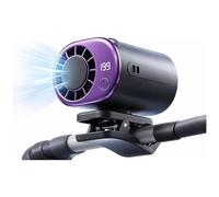 Xnuiasqe Ventilateur de Taille Portable avec Clip de Sécurité, Mini Ventilateur de Poche avec Affichage LED pour et Femmes, Idéal pour, Les Voyages et Le Camping. D