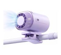 Xnuiasqe Ventilateur de Taille Portable avec Clip de Sécurité, Mini Ventilateur de Poche avec Affichage LED pour et Femmes, Idéal pour, Les Voyages et Le Camping. C