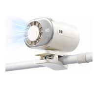 Xnuiasqe Ventilateur de Taille Portable avec Clip de Sécurité, Mini Ventilateur de Poche avec Affichage LED pour et Femmes, Idéal pour, Les Voyages et Le Camping. A