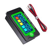 Xnuiasqe Voltmètre Numérique LCD Étanche, Testeur de Capacité de Batterie, Indicateur de Tension CC 8-100 V, 12 V, 24 V, 36 V, 48 V, 72 V