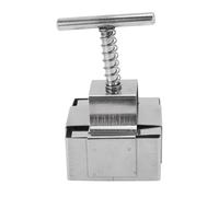 Xnukaw Coupe-argile en Acier Inoxydable avec Piston à Ressort, 2,5 Pouces | Acier Inoxydable de qualité Alimentaire, Surface Antiadhésive, pour une Coupe Précise de Gâteaux ou D'argile, Taille