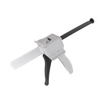 Xnukaw Pistolet à Colle Distributeur Manuel 30 Ml, Outil Ergonomique à | Corps en Plastique D'ingénierie Polymère, Raccord Métallique, adapté au Pressage et à la Compression D'adhésif