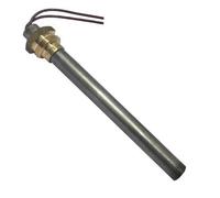 Xodo Store, Bougie d'allumage L. 94-114 mm Diam. 12,5 mm, 250 W. Pour poêles à granulés, chaudières, brûleurs et poêles Ecoteck, RAVELLI. Raccord fileté 3/8" Gaz, Cuivre. 1 pièce.