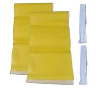 Xoeryoy 2 Rouleaux de Ruban adhésif pour Arbre à Mouches Lanterne à Pois 9, 84 Pouces x 32, 81 Pieds Ruban adhésif pour Lanterne Mouche Simple Face pour la Protection des Arbres fruitiers avec 20