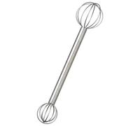 Xoeryoy Miso Muddler, Fouet Miso à Double tête en Acier Inoxydable pour Soupe, Sauce et pâte, Gadget de Cuisine Japonais, Outil d'agitation de 7, 87 Pouces