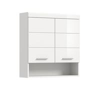 xonox.home Bad Scout X06A9723 Armoire Murale en Blanc Imitation Blanc Brillant Env. 74 x 79 x 24 cm