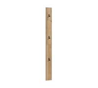xonox.home - Panneau Naro 15 x 160 x 2 cm dans le corps et le devant imitation chêne Evoke - Panneau mural porte-manteau mural pour couloir - Moderne et peu encombrant