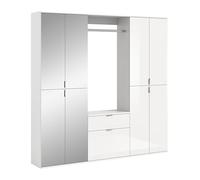 xonox.home Projet X X07A9S12, Bois, Blanc Brillant, 183x193