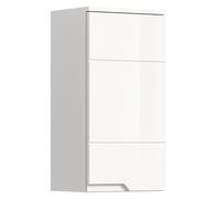 xonox.home Solero - Armoire Suspendue - Armoire Murale de Salle de Bain - Blanc Brillant - Corps Profond - Environ 38 x 73 x 27 cm
