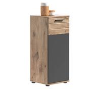 xonox.home X12B8701 Mason Armoire sur Pied pour Salle de Bain Gris 37 x 87 x 34 cm