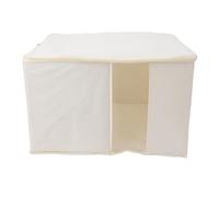 XoYixoYi, Boîte de rangement pour couette de grande capacité, design pliable, tissu Oxford 600D, fenêtre transparente, utilisation polyvalente pour l'organisation de la chambre à coucher, #812, 40 l