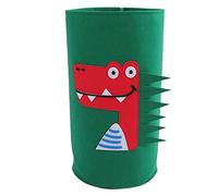 XoYixoYi Panier à linge en coton épais avec motif animal de dessin animé, jouets pour enfants, articles ménagers, articles divers, vêtements, seau de rangement en coton, #113, Dinosaur Pattern