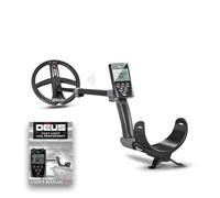 XP Metal Detectors Deus - étanche à la Pluie & 100% sans Fil, pour la Recherche de trésor et Relique - Disque X35 22cm (35 fréquences), télécommande, Casque WS5 & Canne S-Telescopic (DEUS22X35WS5F)