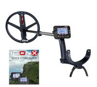XP Metal Detectors ICONX - Détecteur de Métaux sans Fil Multifréquence, Ultra Léger, Étanche 5m, Disque FMF 28 cm, Compatible Univers Deus II (ICONX-28FMF)