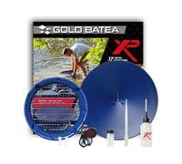 XP Metal Detectors Kit Gold Batea : batée, Tamis XP, kit d'accessoires | Batée plastique unique avec défragmenteur inox, tamis classificateur #10 de 38cm, idéale pour l'orpaillage (GP-BATEA-KIT)
