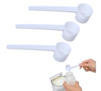XPEX 3 Pièces 5g cuillere doseuse gramme Cuillère Doseuse, Mesureur Protéine Poudre Café, Cuillères à Mesurer avec Graduation 5 g, cuillère doseuse café pour La Cuisine Le Thé（Blanc）