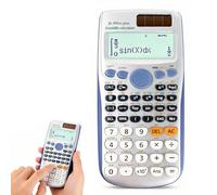 XPJBKC 991ES Plus Calculatrice scientifique de mathématiques à 417 fonctions pour l'école secondaire, 2 lignes 10 + 2 écrans d'affichage pour étudiants, enseignants, maison et entreprise