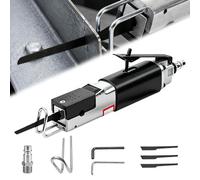 XPJBKC Scie Electrique, Scie Sabre Pneumatique, 1/4" Scie Carrosserie Air Comprimé avec 3 Lames 18T 24T 32T, 6 bar, 9000 bpm/min, Outil Pneumatique de Découpe