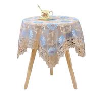 XPJYUA Napperon en Dentelle Vintage Nappe carrée en Dentelle, Petit Tissu Rural Frais, Couverture de Table à Manger fraîche for la Maison(Style06,60x60cm)
