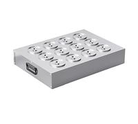 XPLKQXE Étagère À Épices, 2 Ou 3 Niveaux en Acier Inoxydable Support Organisateur D'épices, Présentoir Incliné pour Plan Travail Ensemble Contenants(Silver-B,48.5x35.8x10.5cm/1pcs)