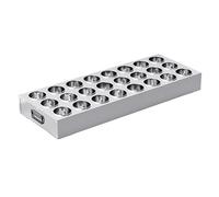 XPLKQXE Étagère À Épices, 2 Ou 3 Niveaux en Acier Inoxydable Support Organisateur D'épices, Présentoir Incliné pour Plan Travail Ensemble Contenants(Silver-A,95x36x12cm/5pcs)