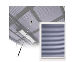 XPLKQXE Stores pour Puits Lumière pour Fenêtres Plafond, Couvertures Puits Lumière, Design Alvéolaire Stores pour Fenêtres Véranda Inclinées(100x100cm)