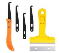 XPOOP Kit de Grattoir à Coulis pour Carrelage, Gratte Joint Carrelage, Grattoir a Dejointer Carrelage, Outils de l'enlève Joint, Grattoir à Joints de Carrelage Nettoyage de Carrelage