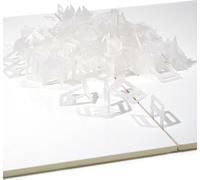 XPOtool 2000 Croisillons auto-nivelants 1,0mm Système Nivellement Pose Carrelage Sol Mur Chantier
