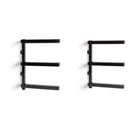XPOtool 2x Étagère 3 Niveaux 150kg Cantilever pour Stockage de bois 50kg/niveau
