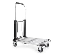 XPOtool Chariot de transport pliable Plateforme Frein de stationnement Surface extractible 150kg max
