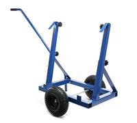 XPOtool Chariot porte-panneaux - 1600 x 600 x 800 mm - Capacité 200 kg max. - avec 2 Pneus et Supports réglables 280-830 mm - Diable