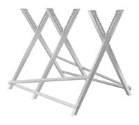 XPOtool Chevalet de sciage pliant porte bûche - 790 x 810 x 800 mm - Capacité 100 kg - en Acier galvanisé - avec Denture et 3 Support-bûches - Tréteau tronçonnage Scie Tronçonneuse Bois chauffage