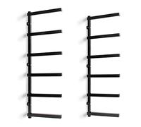 XPOtool Étagère Lourde en métal 6 Niveaux pour Stockage de Bois Rack Cantilever de 50kg par Niveau Produits Rangement Charge Lourde Rayonnage