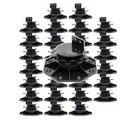 XPOtool Lot de 30x Plots de terrasse - Charge 2700 kg - Hauteur réglable 33-64 mm - en PP - Pieds de support pour Lames Dalles Lambourdes