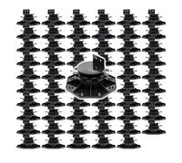 XPOtool Lot de 60x Plots de terrasse – Charge 2700 kg – Hauteur réglable 33-64 mm – en PP – Pieds de support pour Lames Dalles Lambourdes