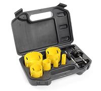 XPOtool Set de 9 pcs. Scies cloches Bimétal HSS 16-68mm Forets Bois Métal Plastique Trépan Atelier