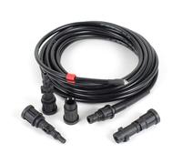 XPOtool Tuyau Déboucheur Canalisation 15m 4 Adaptateurs pour Nettoyeur de haute pression 160bars