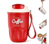 Xpwghap Coffee Vacuum Flask,Coffee Vacuum Flask With Smart Temperature Display,12oz Stainless Steel Vacuum Double Insulated Wall Thermal Bottle, Leak Proof Travel Mug For Office, Gym(C)
