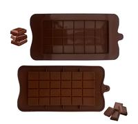 XQMMGO 2 Pièces Moule à Chocolat en Silicone, Moule à Chocolat en Silicone, Créez Votre Propre Ensemble de Chocolat, Moules à Barres Énergétiques, Moule à Chocolat, Gelée, Glaçons, Bonbons