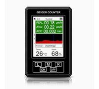 XR1 Geiger Compteur pour détecteur de rayonnement nu ire - Moniteur de rayons X gamma bêta avec écran LCD, alimentation USB et piles, enregistrement de données en temps réel, dosimètre portable