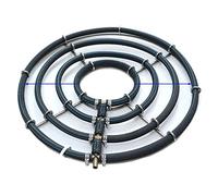 XRMXF Bague d'aération, pour bassin koï, aération d'oxygène, diffuseur japonais pour bassin à carpes koï, mais aussi pour l'oxygénation dans l'étang de jardin (4 boucles/Ø 45 cm)