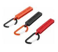 XRVRILE Porte-Embouts 3 Pièces à 30 Trous et Mousqueton, Porte Embout Visseuse 1/4 Pouce, Support de Rangement Tournevis Universel pour Perceuses avec Crochet Autobloquant pour un Transport Facile