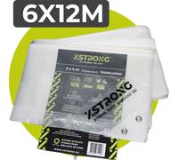 Xstrong Allround 120 - Bâche transparente - 6x12 - Transparent - Imperméable & Résistant aux UV